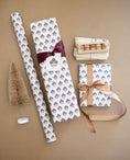 Load image into Gallery viewer, Wrapping Paper (Cranberry Topiary)