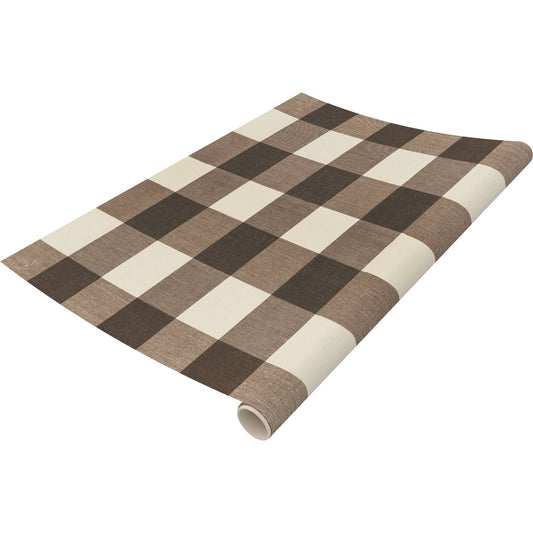 Paper Table Runner (Brown Buffalo Check)
