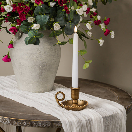Charleston Taper Candle Holder (Gold)