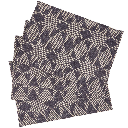 Stars Placemat Set (Navy)