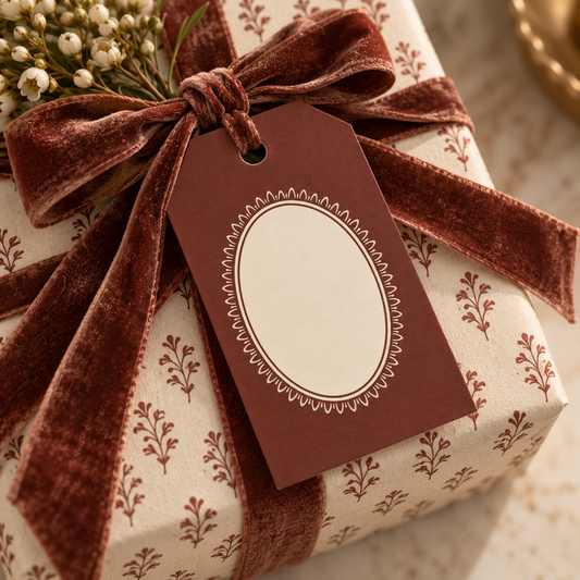 Gift Tags (Heirloom Keepsake) Red