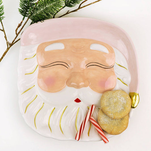 Santa Platter (Pink)