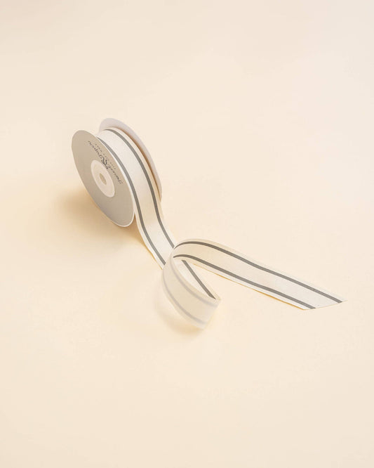 Cotton Ribbon (Sage Stripe)
