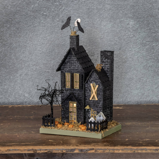 Spooky Lighted Haunted House