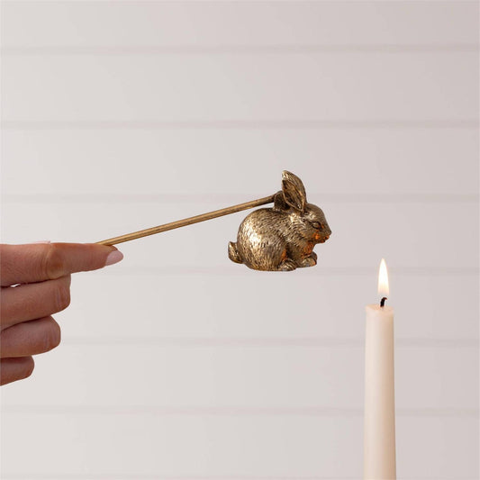 Gold-Tone Rabbit Candle Snuffer