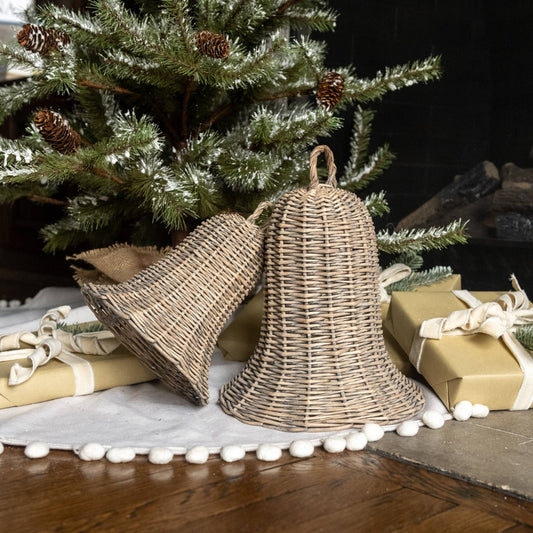 Holiday Rattan Bell