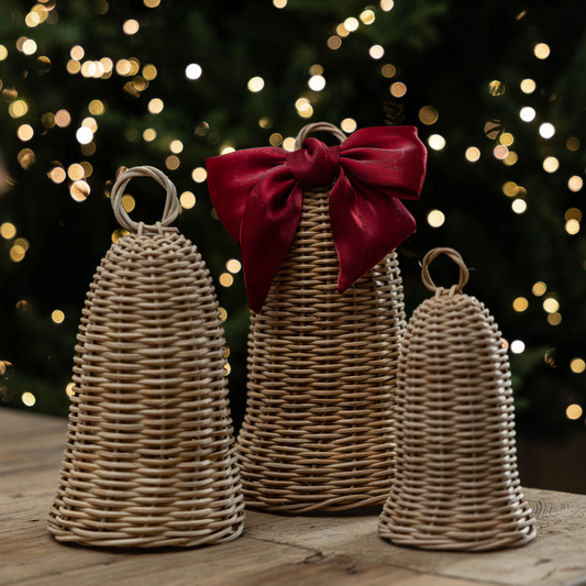 Holiday Rattan Bells