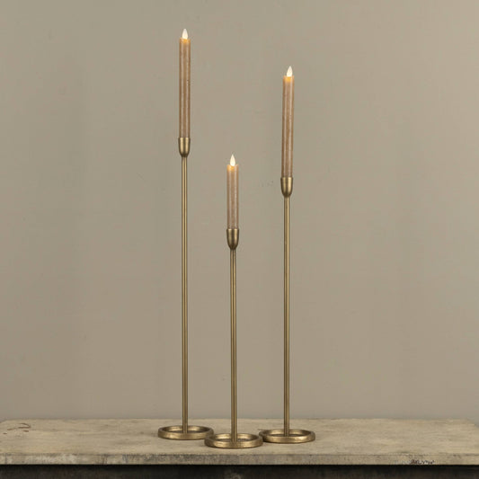 Newton Taper Candlestick (Gold) 20"