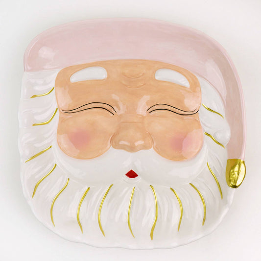 Santa Platter (Pink)