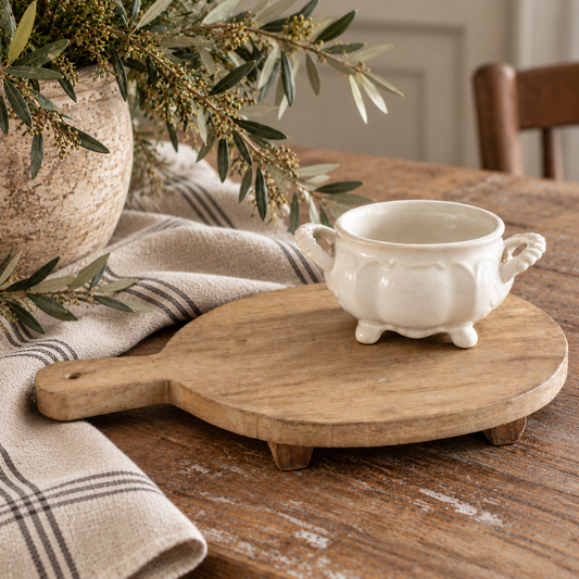 Round Low Riser with Handle