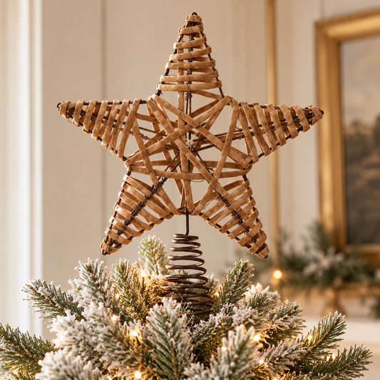 Natural Star Tree Topper
