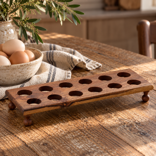 Wooden Egg Stand