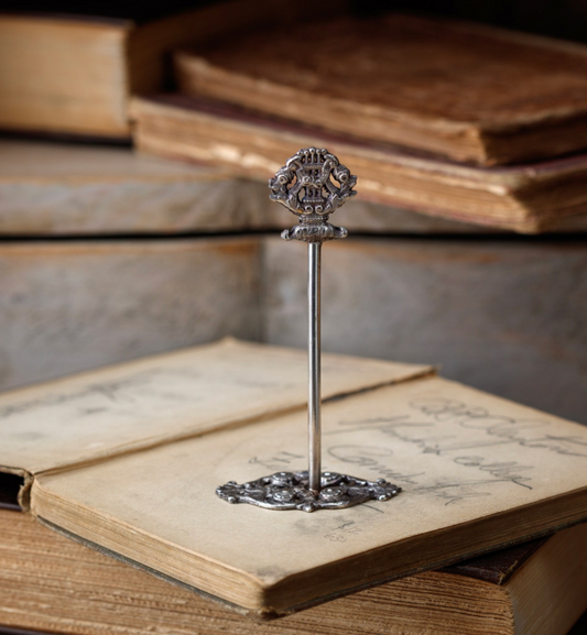 French Place Card Holder (Pewter)