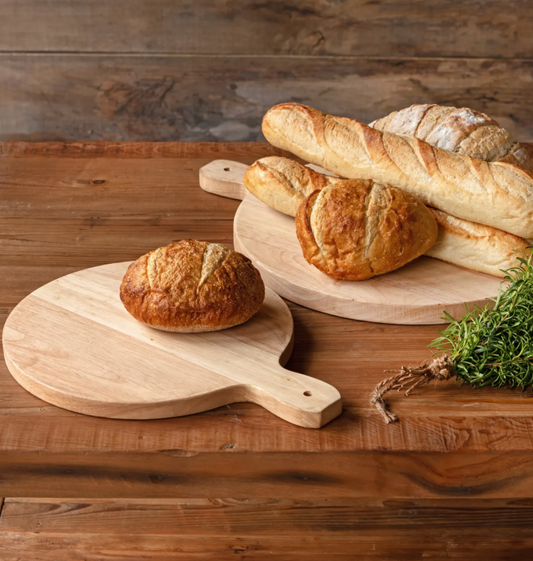 Round Wooden Fromage Board