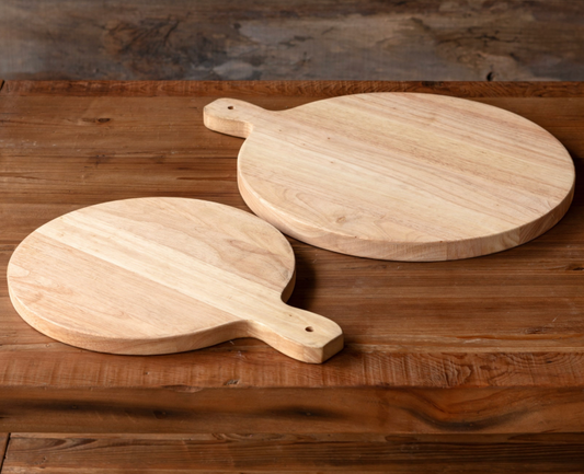 Round Wooden Fromage Board