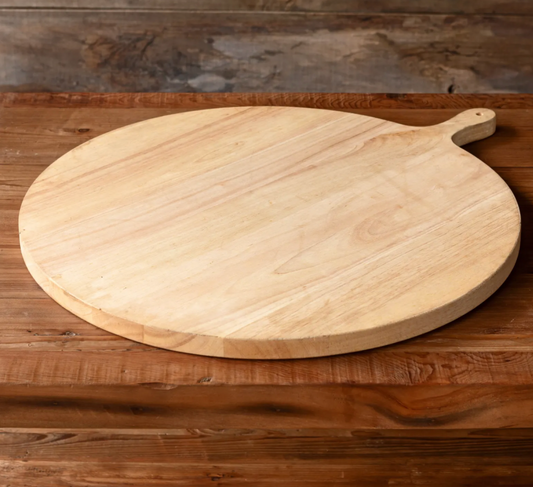 Large Round Wooden Fromage Board