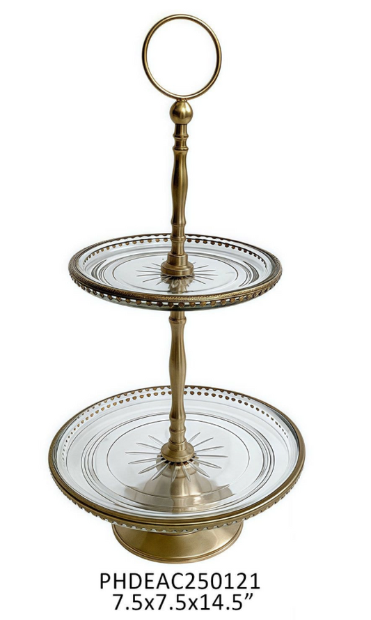 Two-Tier Petit Four Server