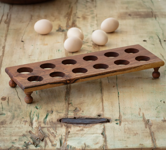 Wooden Egg Stand