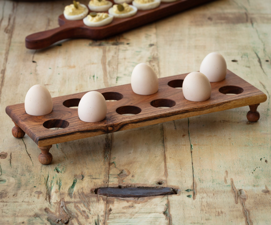 Wooden Egg Stand
