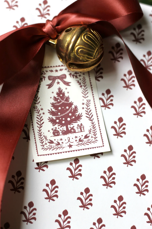 Gift Tags (Woodblock Tree)