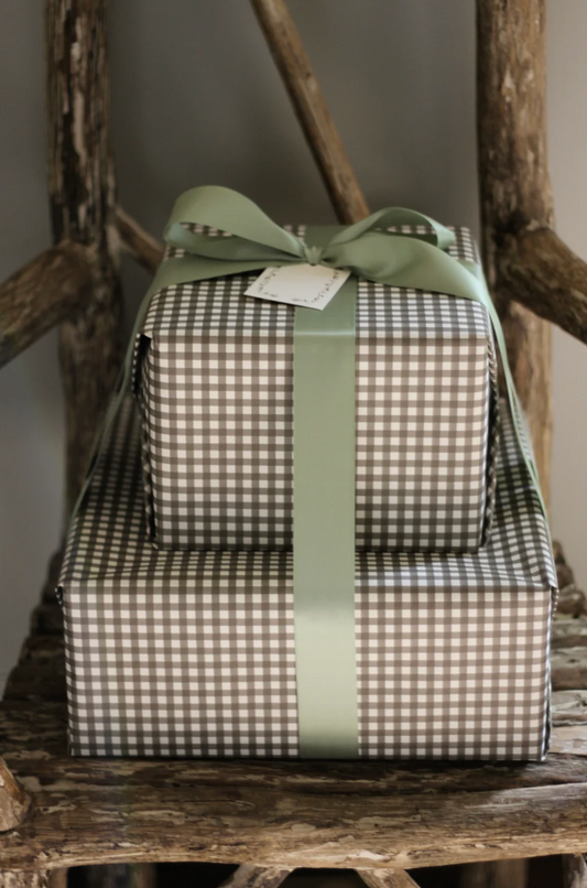 Wrapping Paper (Henry Gingham) Chocolate