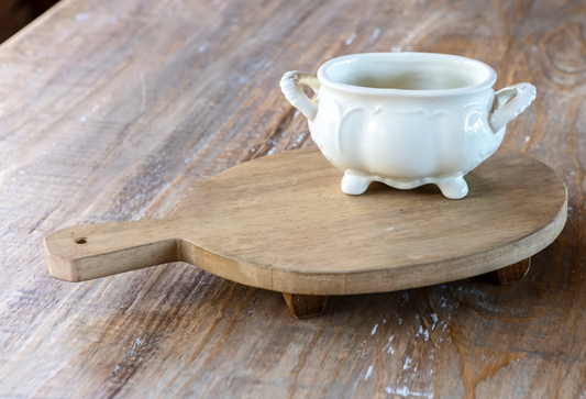 Round Low Riser with Handle