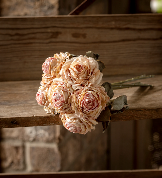 French Rose Bouquet (Blush)