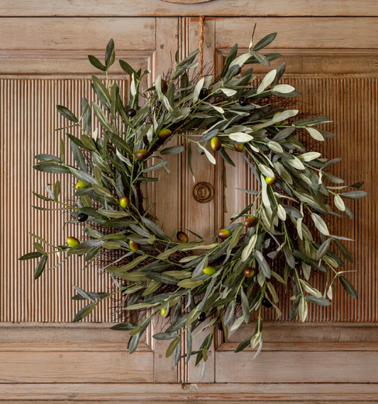 Italian Olive Wreath (24")