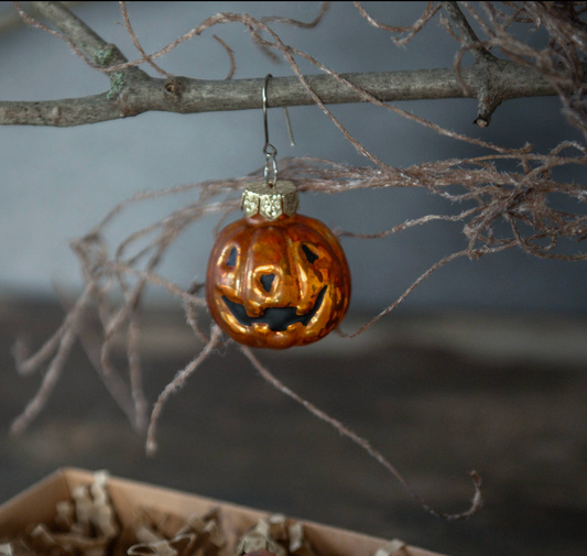 Mini Jack O Lantern Ornament (set of 6)