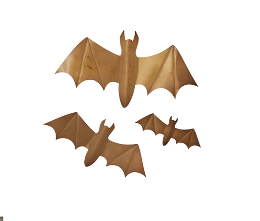Winged Bat Wall Decor - Set of 3
