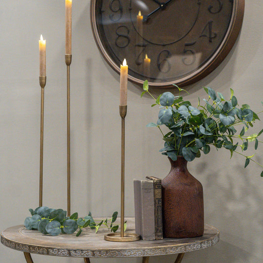 Newton Taper Candlestick (Gold) 16"