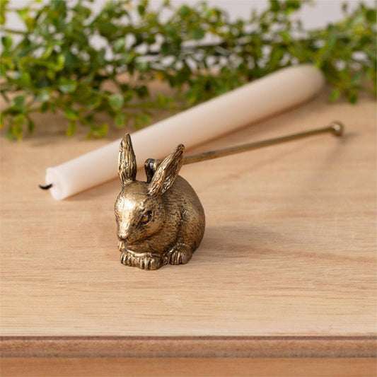 Gold-Tone Rabbit Candle Snuffer