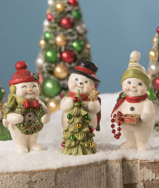 Trimming the Tree Snowman