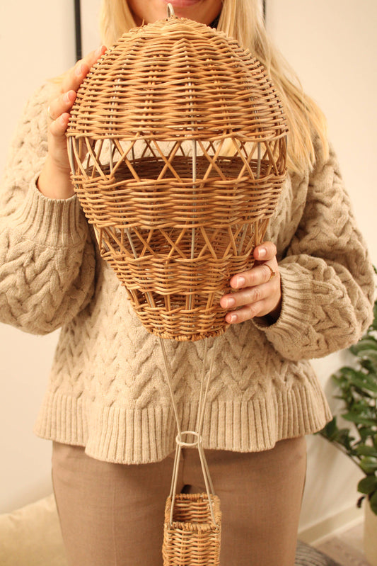 Rattan Hot Air Balloon