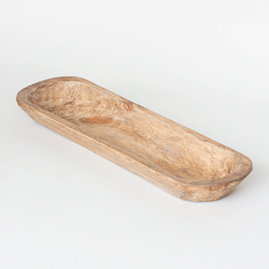 Hand-Carved Dough Bowl