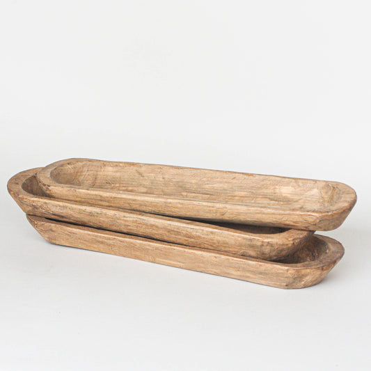 Hand-Carved Dough Bowl